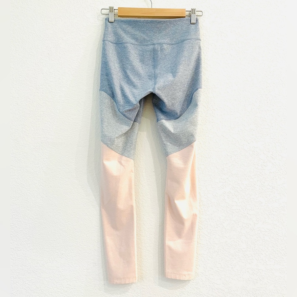 NEW Outdoor Voices Springs Colorblock 7/8 Leggings High Rise Lake Dove Rose S - Picture 11 of 14